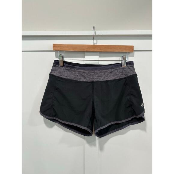 Lululemon Lined Athletic Shorts Size 4 - Picture 1 of 4
